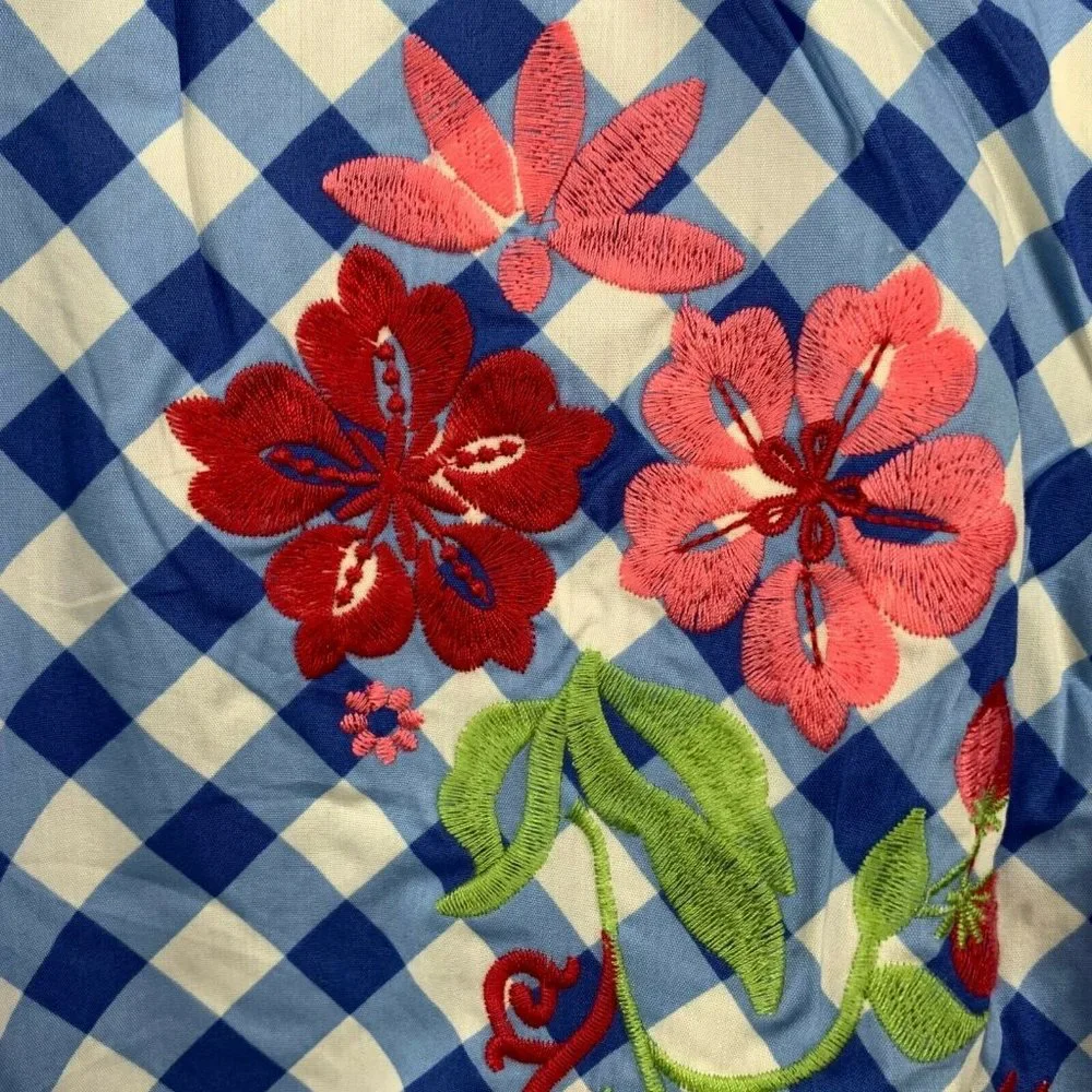 Matilda Jane DUTCH APPLE Skirt Blue Embroidere NWT‎